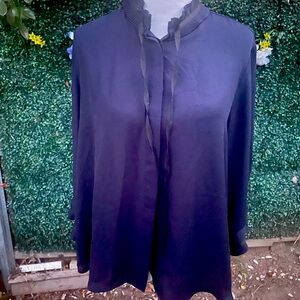 Zara Basic Chiffon Blouse Sz XL